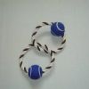 Pet Product Rope Tug Rings With Balls (9852) 